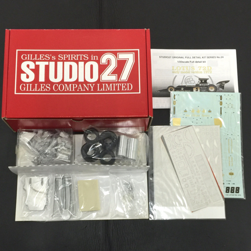 STUDIO27 ST27-DX2026 31000 LOTUS 72E 1973ver 1:20スケール フルディテールキット